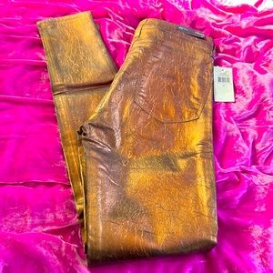 J Brand Size 28 Bronze Skinny Stretch Denim